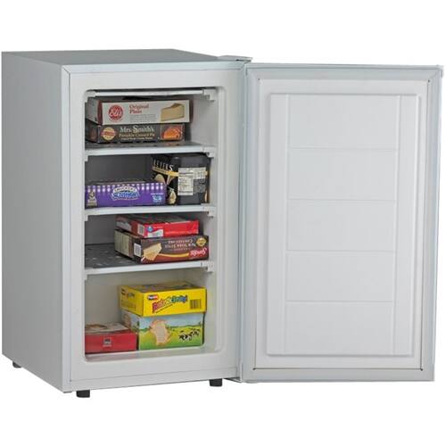 Front. Avanti - 2.8 Cu. Ft. Upright Freezer - White.