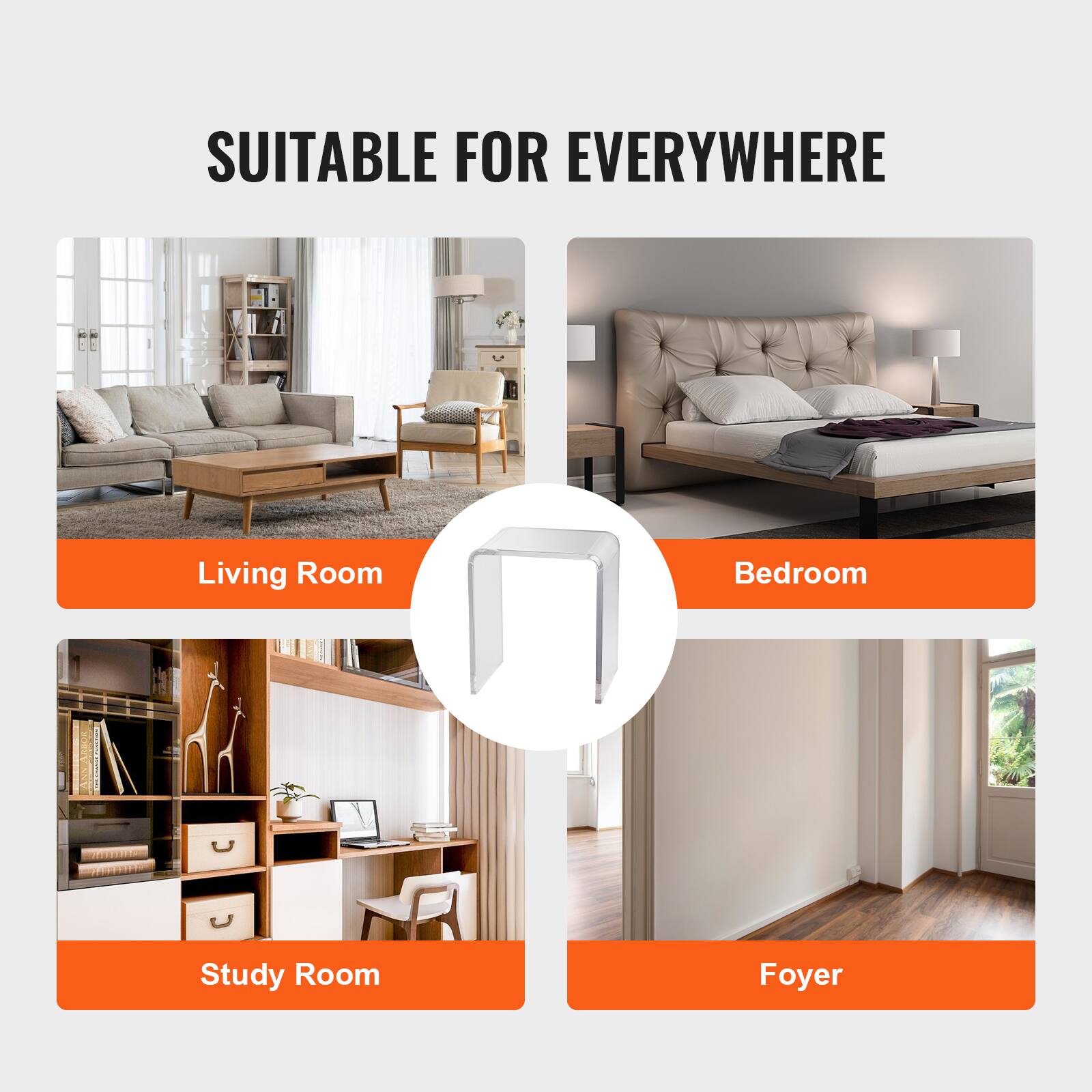 SUITABLE FOR EVERYWHERE

Living Room  
Bedroom  
Study Room  
Foyer