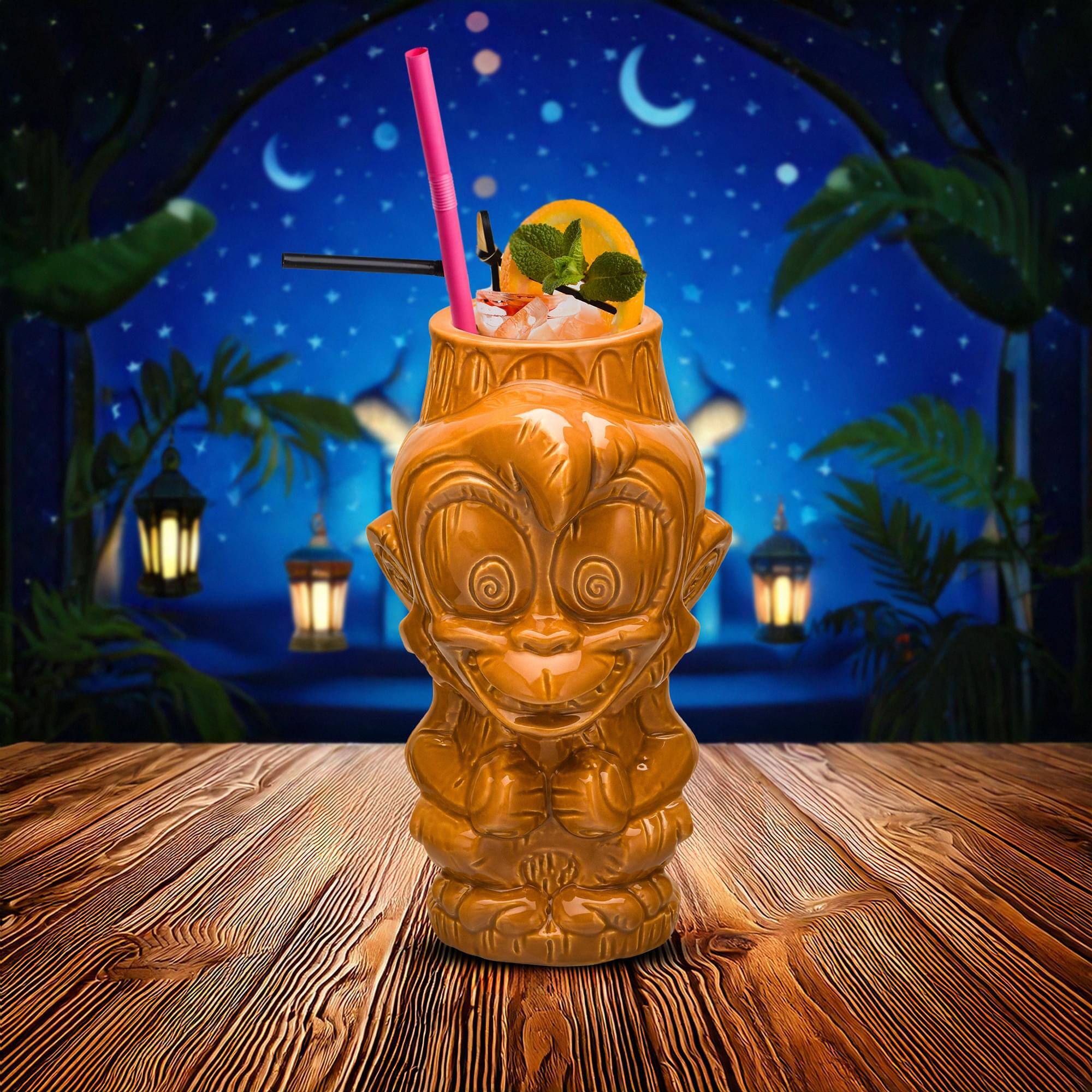 Alt View 10. Disney - Geeki Tikis Disney Aladdin Abu Ceramic Mug | Holds 16 Ounces - Brown.