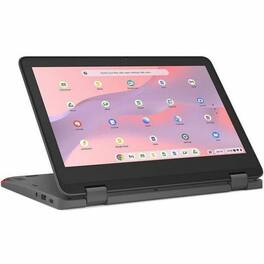 Lenovo - 300e Yoga Chromebook Gen 4 82W2000AUS 11.6" Touchscreen Convertible 2 in 1 Chromebook - HD - Octa-core (ARM Corte - Graphite Gray