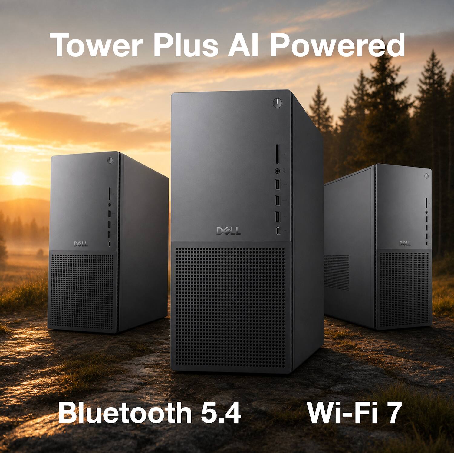 Tower Plus AI Powered  
Bluetooth 5.4  
Wi-Fi 7