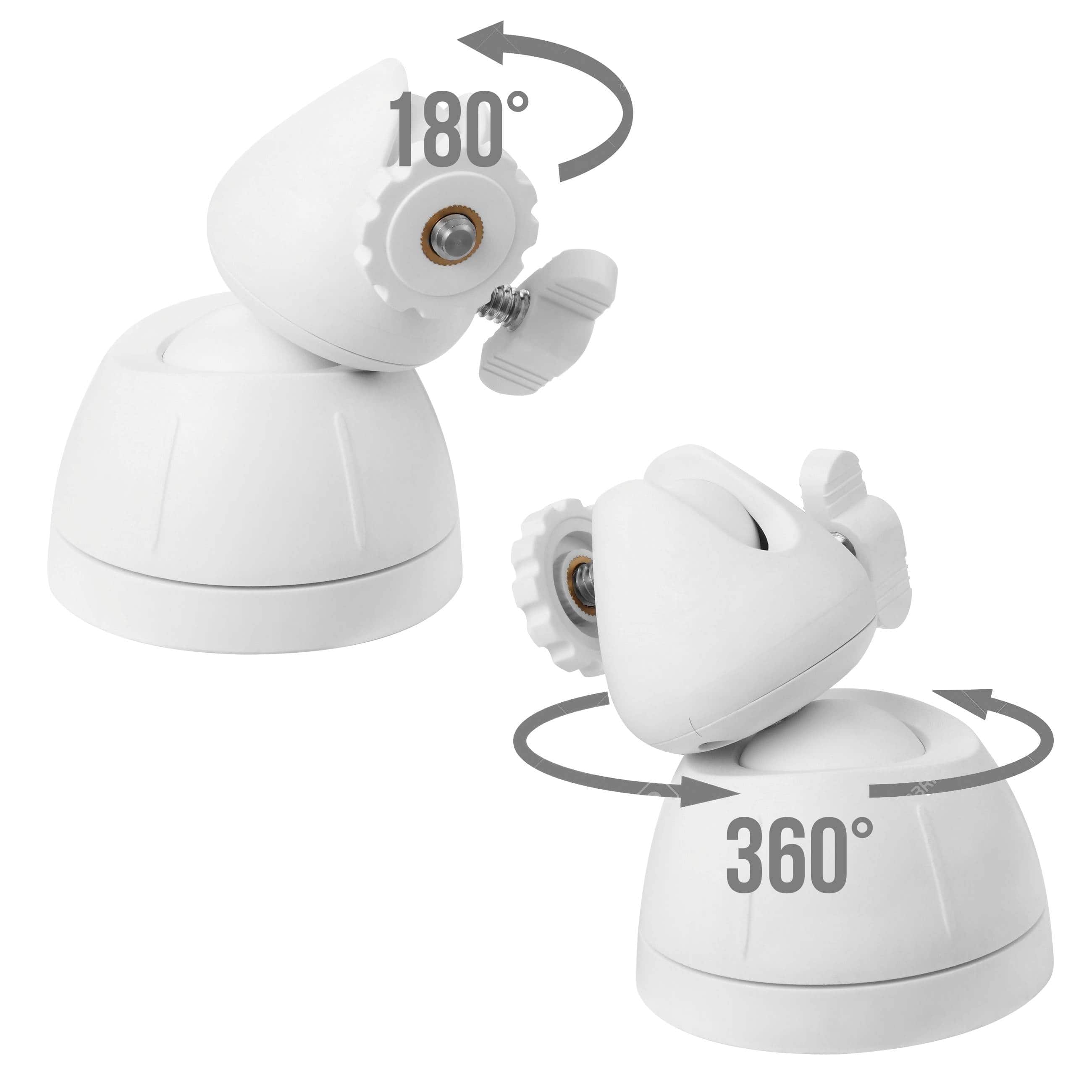 Alt View 15. Wasserstein - Universal Security Camera Mount for Blink, Ring, Arlo, Eufy Cameras - White.