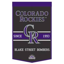 WinCraft - Colorado Rockies 24" x 38" Primary Logo Banner - Multicolor