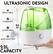ULTRASONIC DESIGN, REFILLABLE, NOISELESS, FILTER-FREE, 9.5 in, 2.2L CAPACITY, 8.4 in, AUTO SHUT OFF, ZULAY HOME