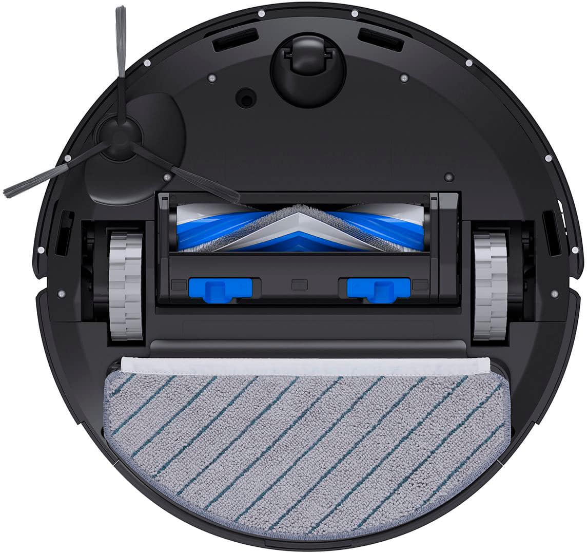 Left. ECOVACS Robotics - DEEBOT N20 PRO PLUS Vacuum & Mop Robot - Black.