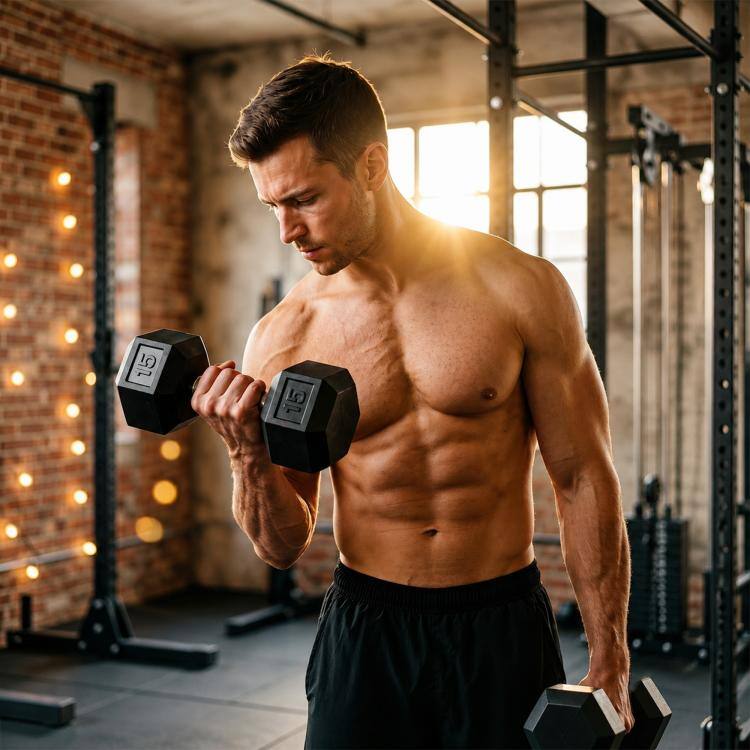 Alt View 9. PULUZ - 2 x 15lbs Hex Dumbbell Set of 2, Rubber Weights Exercise Fitness Dumbbell with Non-Slip Handles, Anti-roll - Black.