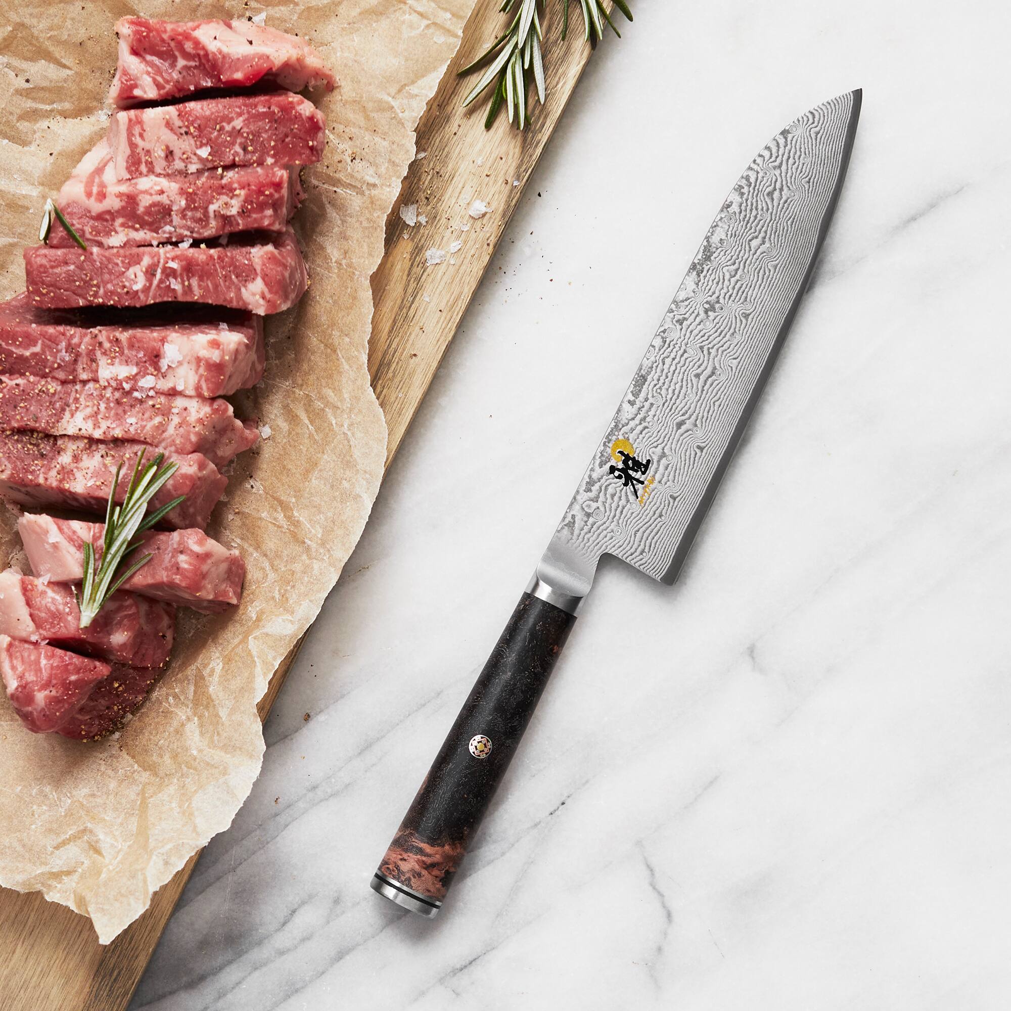 Alt View 5. Miyabi - Miyabi Black 5000MCD67 5.5-inch Santoku Knife - Black.