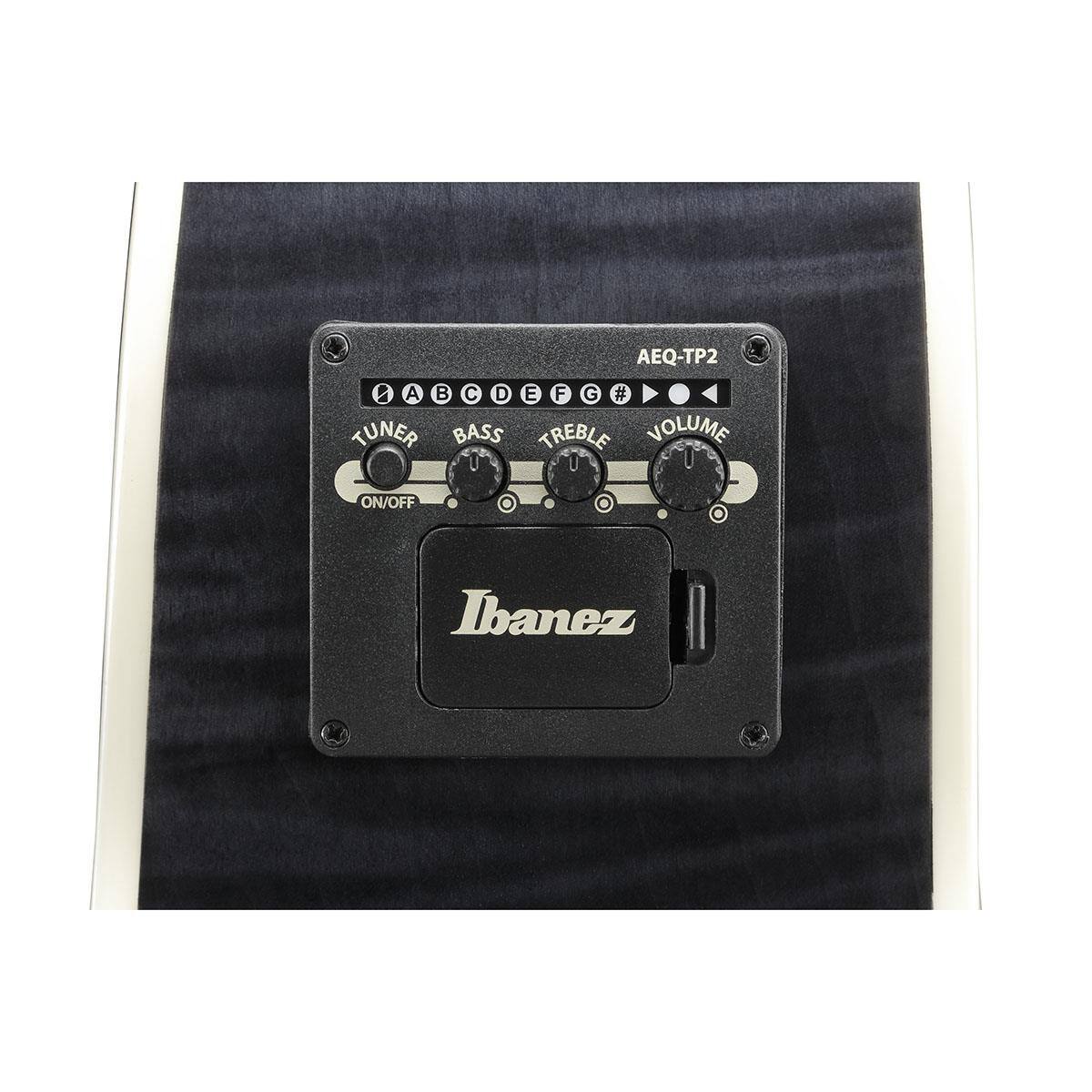 AEQ-TP2  
A B C D E F G #  
TUNER BASS TREBLE VOLUME ON/OFF  
Ibanez