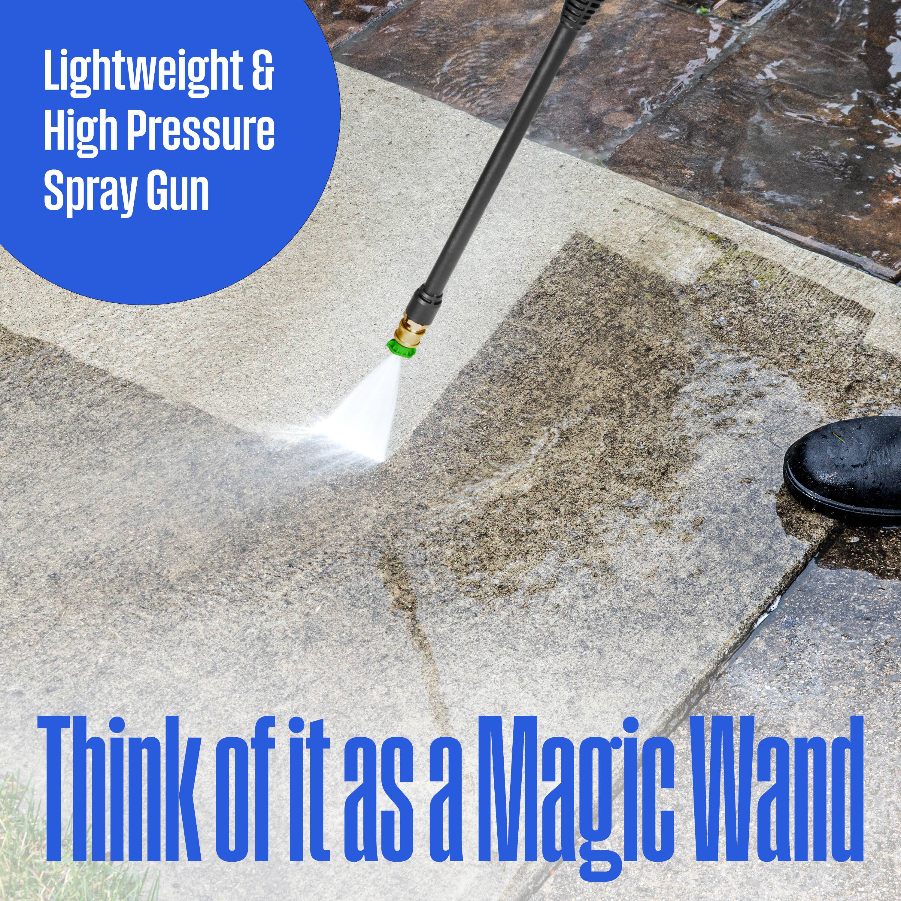 Lightweight & High Pressure Spray Gun

Think of it as a Magic Wand