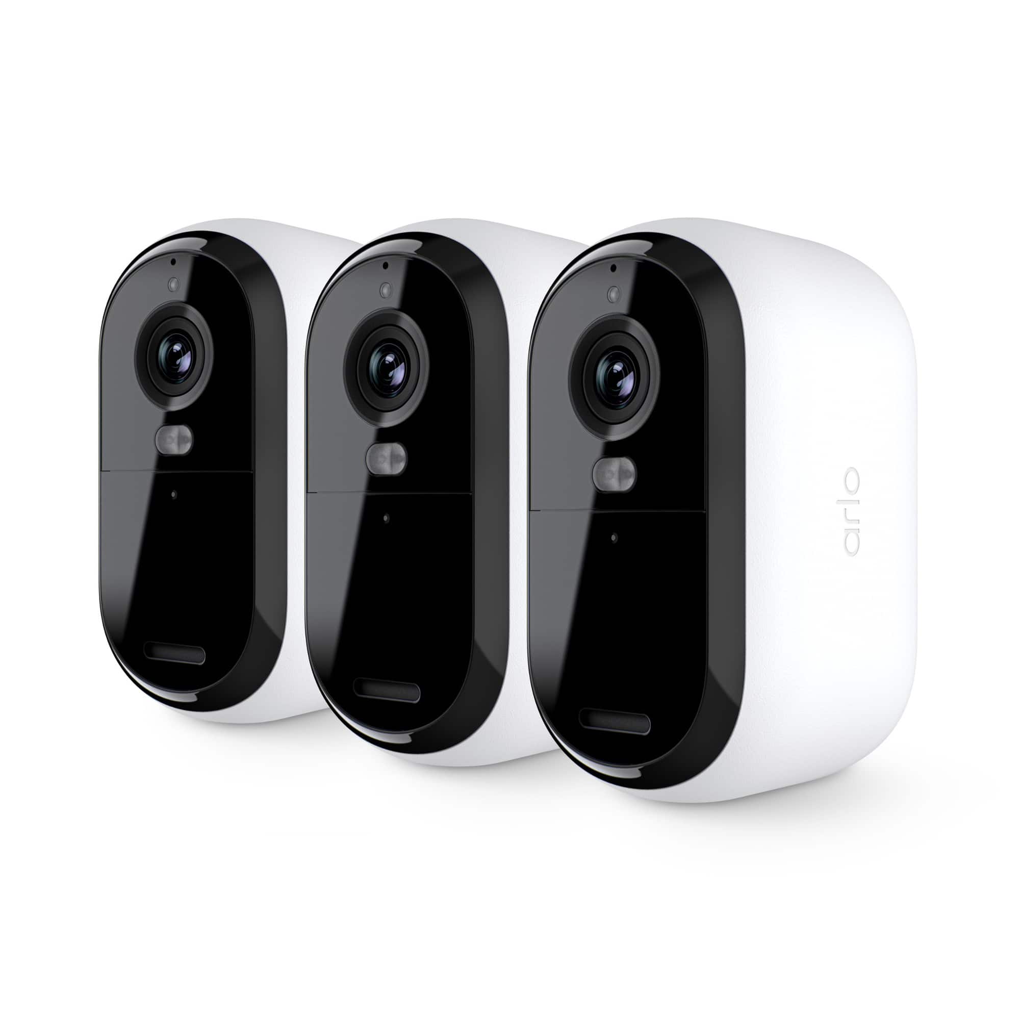 Arlo - Refurbished Excellent - VMC3350-100NAR Essential 2nd Gen 2K, 3-cam - White