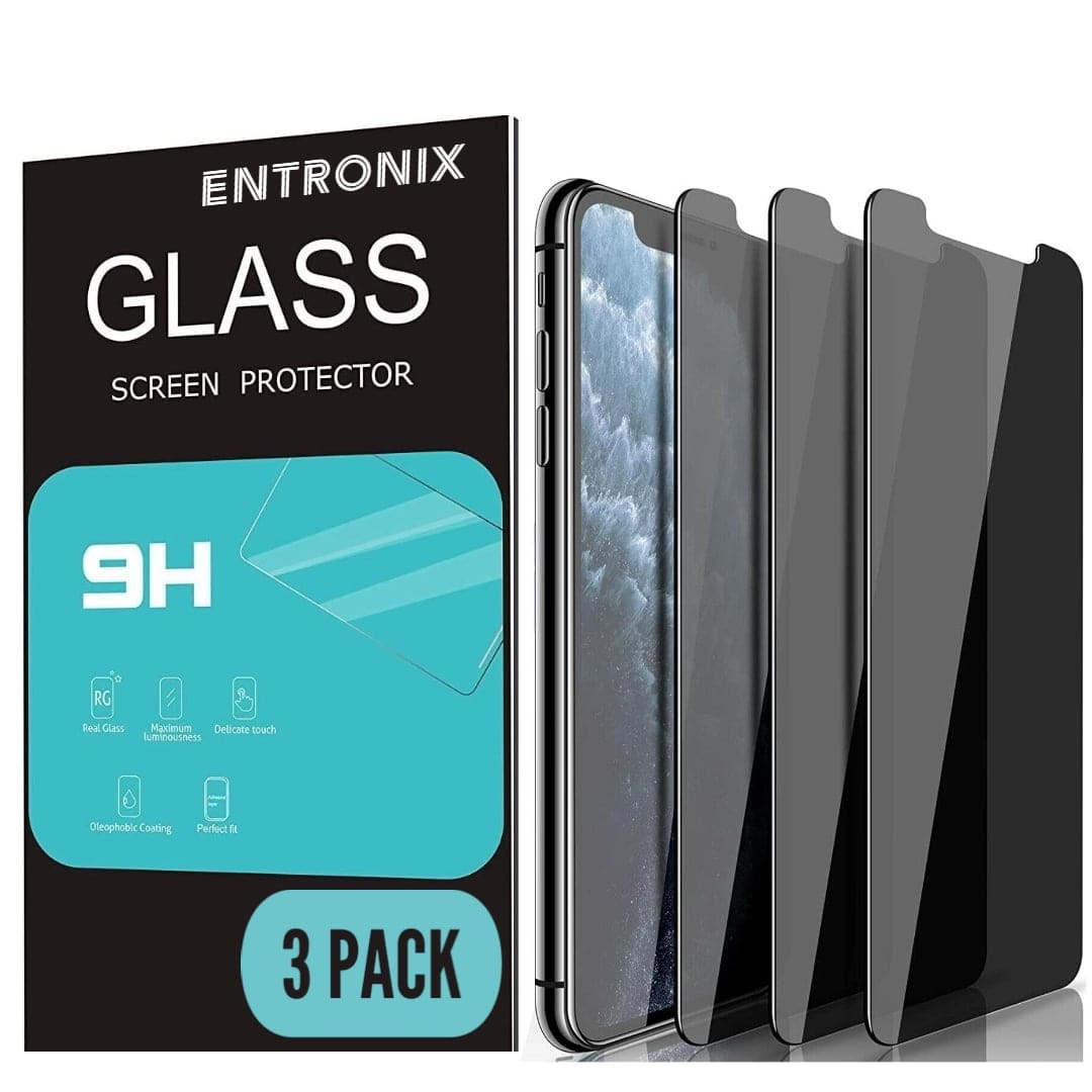 ENTRONIX  
GLASS  
SCREEN PROTECTOR  

9H  

RG Real Glass  
Maximum Luminousness  
Delicate touch  
Oleophobic Coating  
Perfect fit  

3 PACK