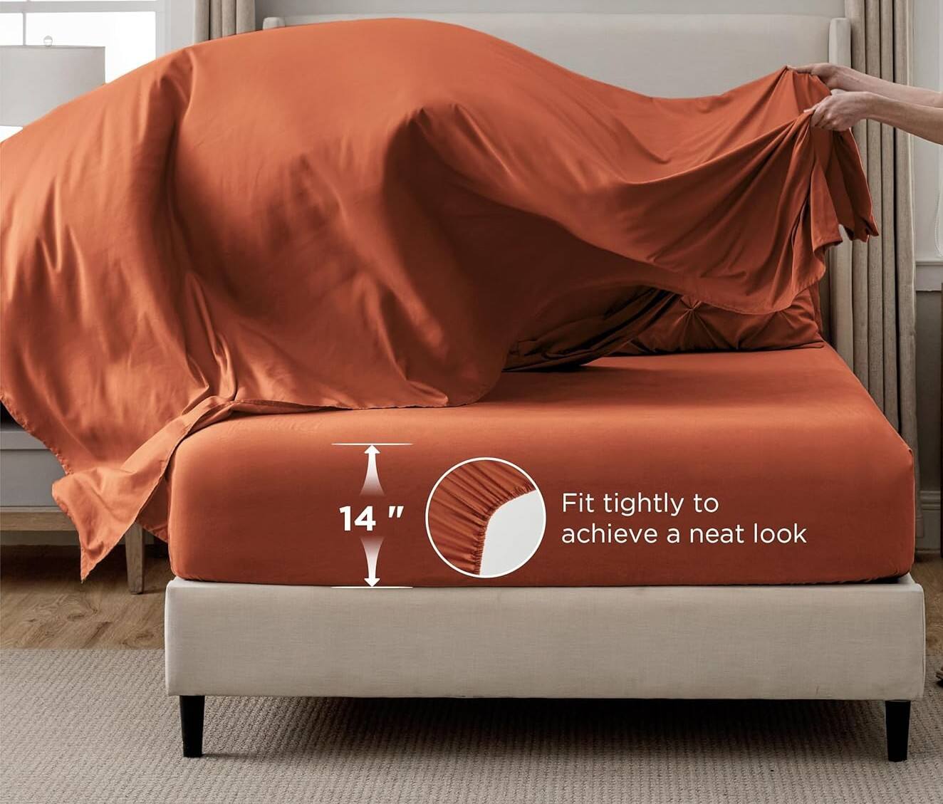 "Fit tightly to achieve a neat look"