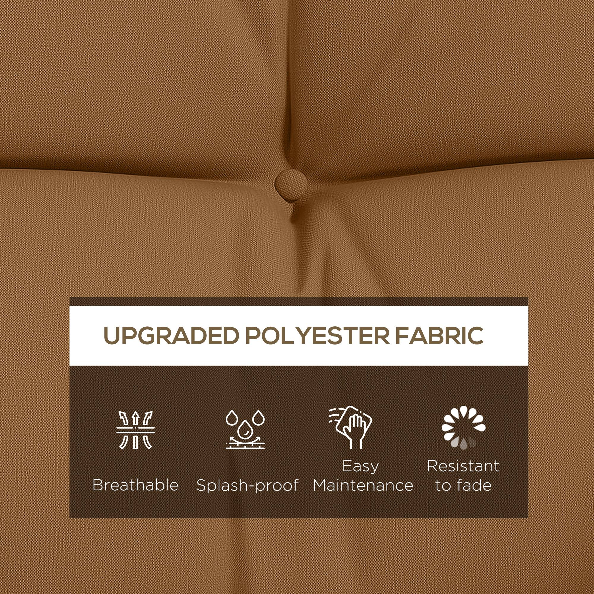 UPGRADED POLYESTER FABRIC is Breathable, Splash-proof, Easy Maintenance and Resistant to fade.