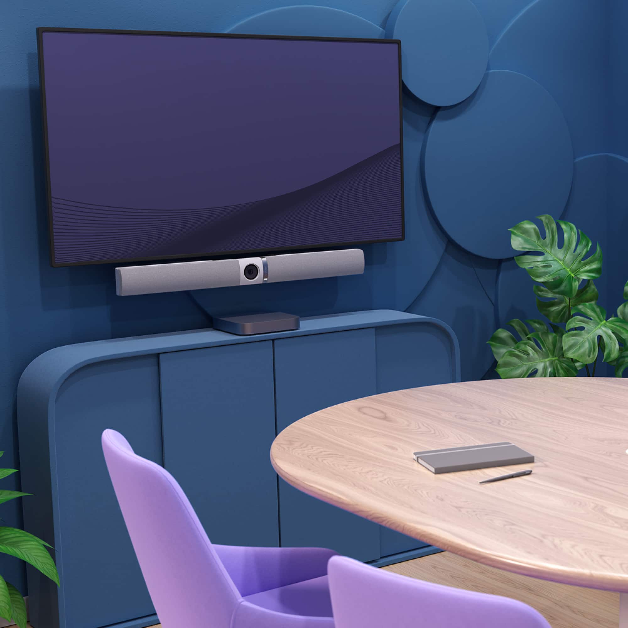 Alt View 2. Owl Labs - Owl Bar (Gray) - White.