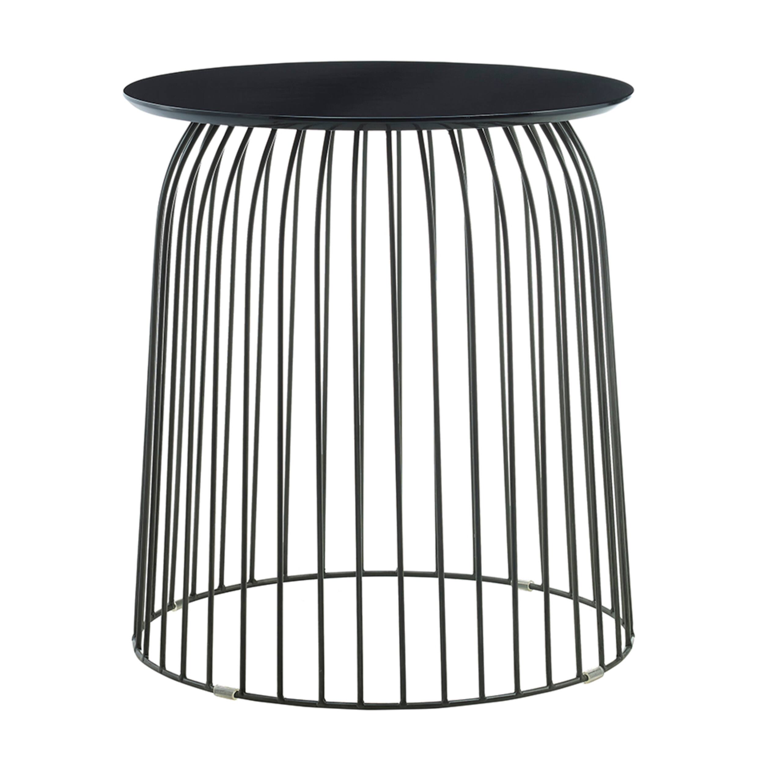Front. Tommy Hilfiger - Wallace Accent Table - Black.