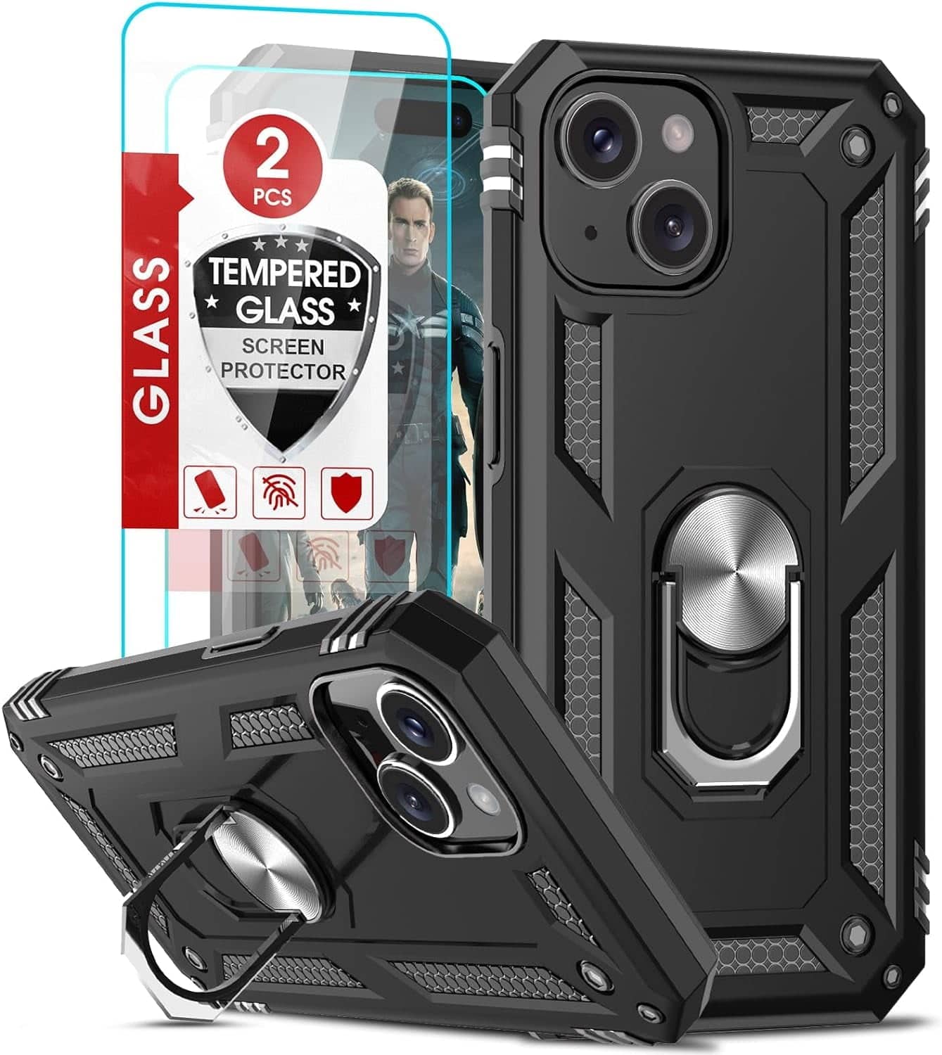 2 PCS TEMPERED GLASS SCREEN PROTECTOR