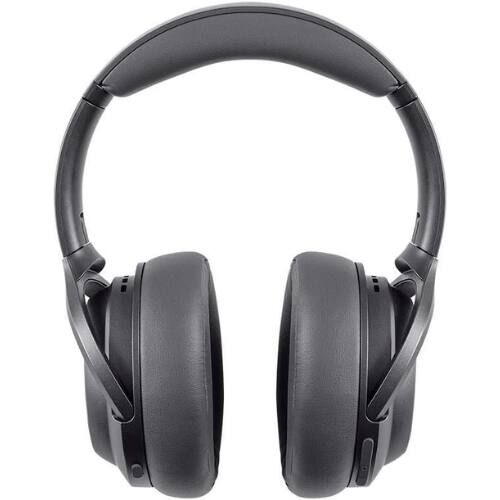 Angle. Monoprice - Monoprice BT-600ANC Over-Ear Bluetooth 5 Headphones with ANC, aptX HD & AAC, Touch Controls, 40-Hour Playtime - Black.