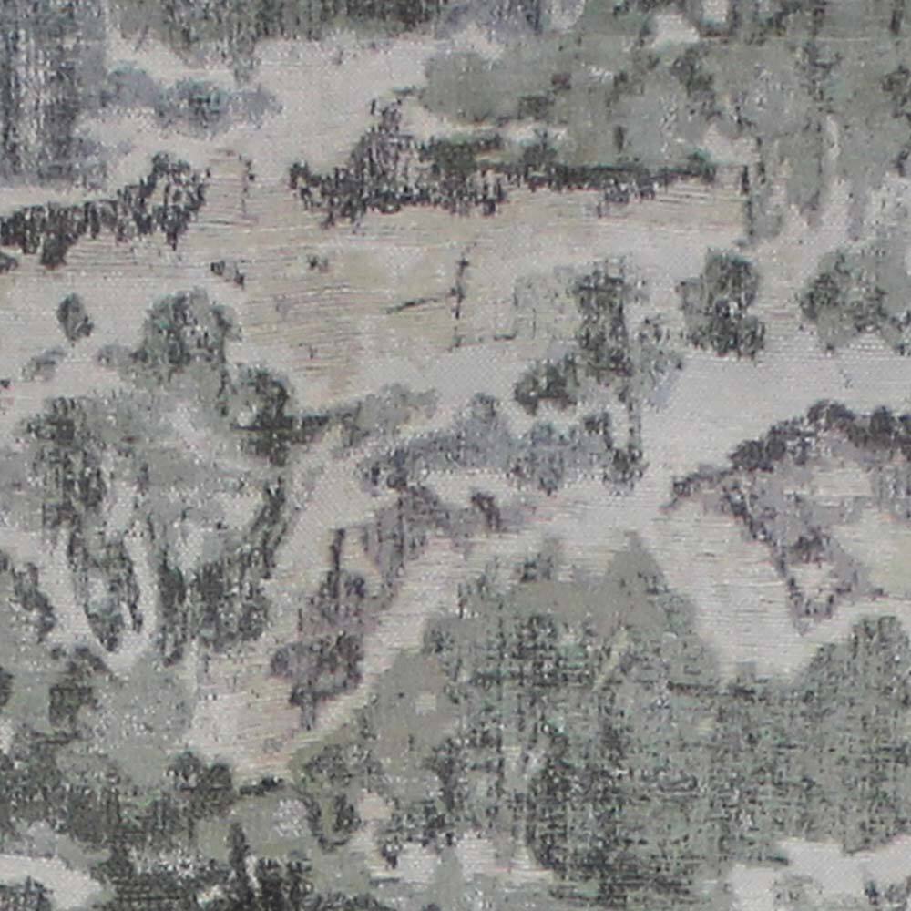 Left. RLF Home - RLF Home Horizon Elevate Living Space Regal Elegant Valance Premium Window Treatment 3" Rod Pocket 50" x 17" Smoke Gray - Smoke gray.