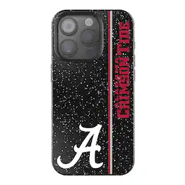 Keyscaper - NCAA - Alabama Crimson Tide iPhone Bling Case - 14 - Black