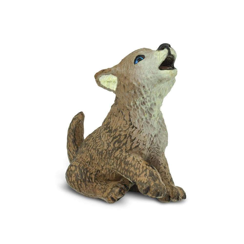 Alt View 2. Safari Ltd. - Wolf Pup Toy Figurine.