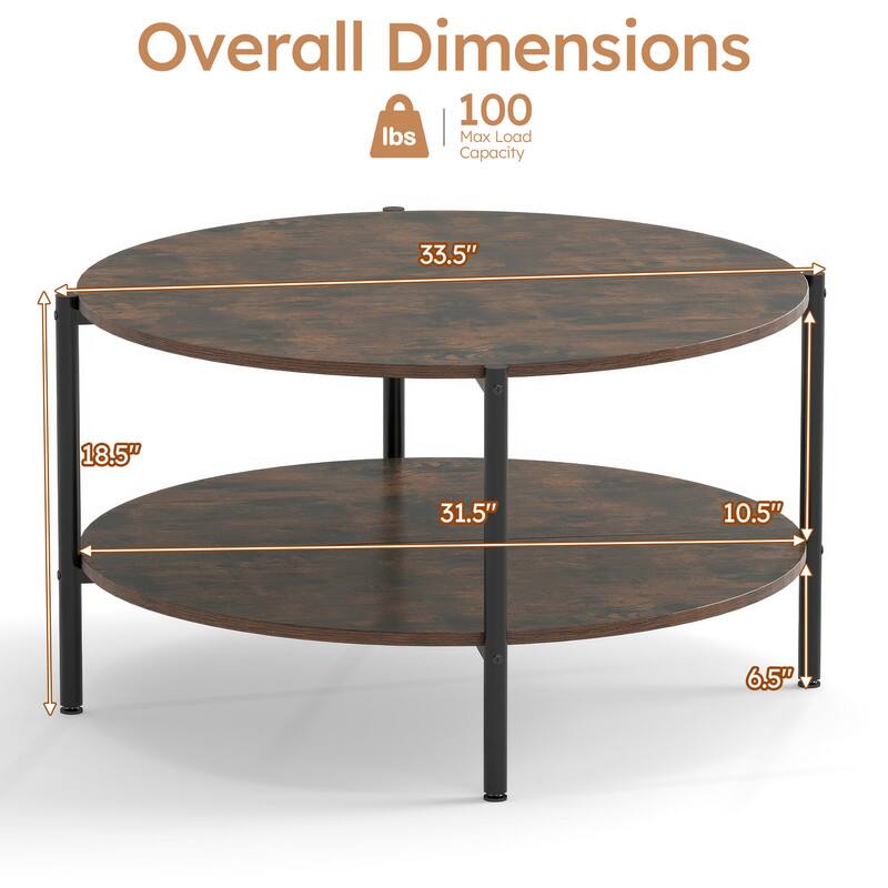 Overall Dimensions  
100 lbs Max Load Capacity  
33.5"  
18.5"  
31.5"  
10.5"  
6.5"