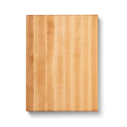 Front. John Boos - John Boos Maple Wood Bamboo End Grain Cutting Board for Kitchen Prep, 20" x 15" x 2.25" - Maple.