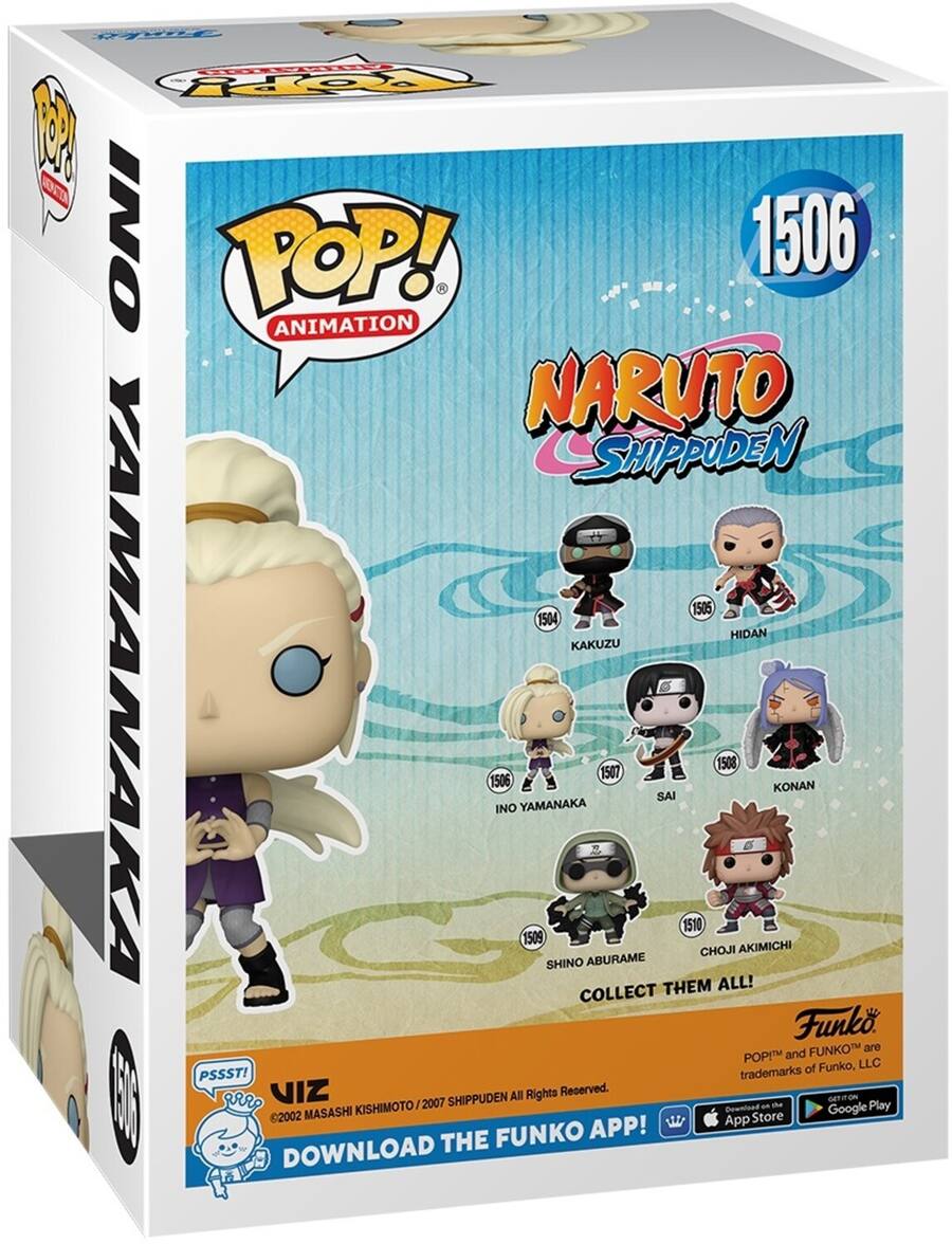 Funko POP! ANIME: Naruto Ino Yamanaka Collectibles Multicolor ...