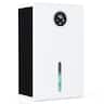 Topteng - Dehumidifier for 1000 Sq.Ft Home-30dB Ultra-Quiet,Energy Saving,with Touch Screen&7-Color LED Light for Bedroom/Basement - White