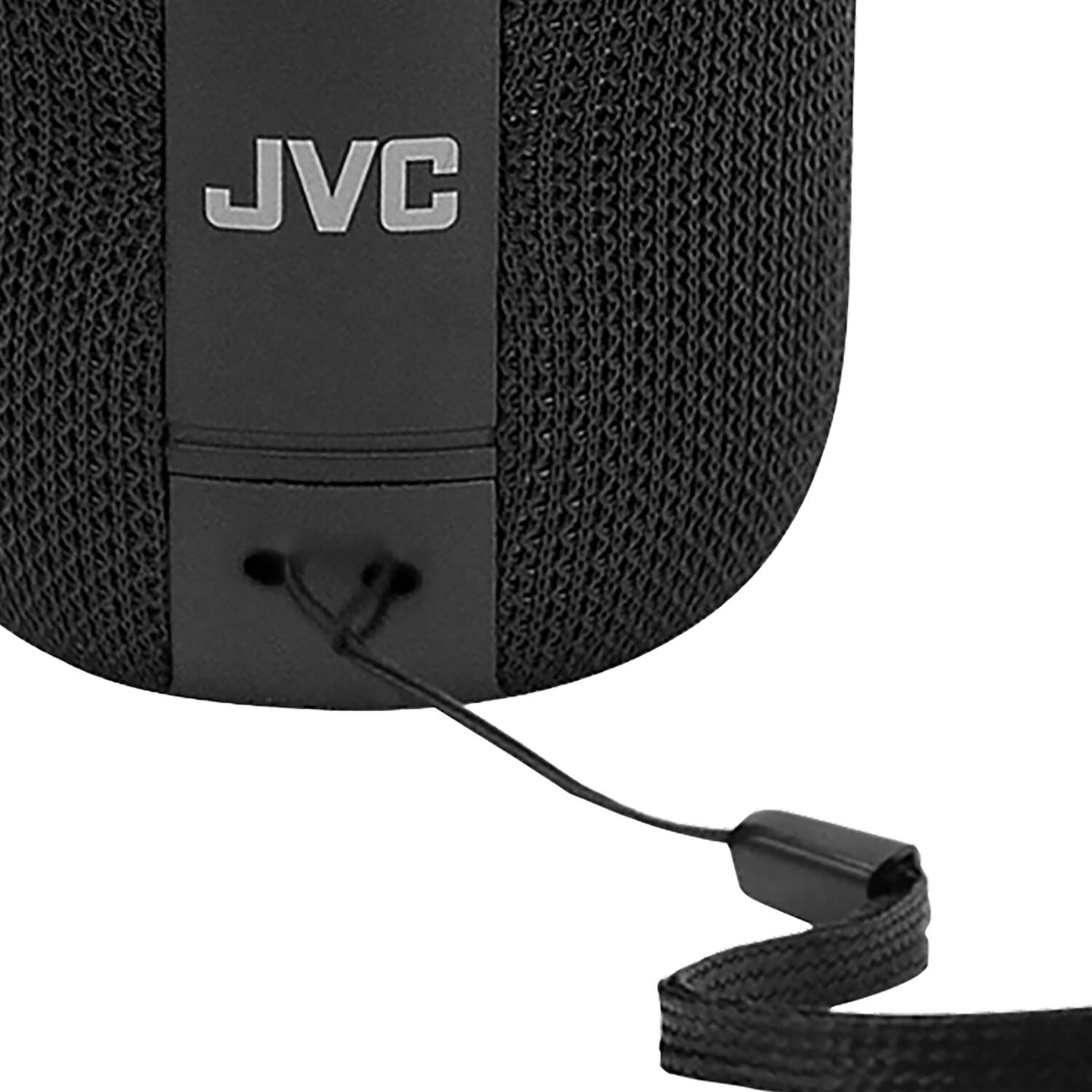 Back. JVC - Gumy True Wireless Stereo Portable Bluetooth® Speaker with Speakerphone, SP-SG1BT (Black) - Black.