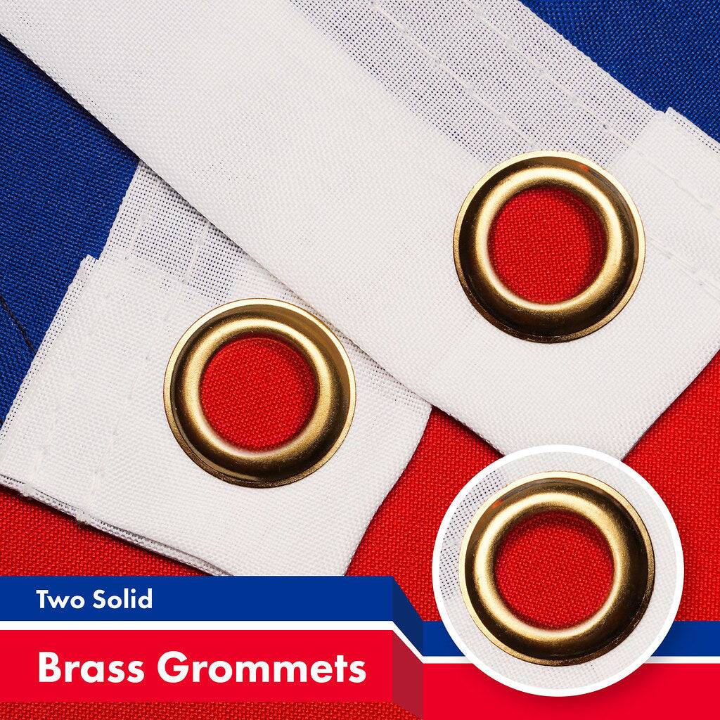 Two Solid Brass Grommets