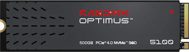 SANDISK OPTIMUS™ 5100 500GB PCIe® 4.0 NVMe™ SSD
