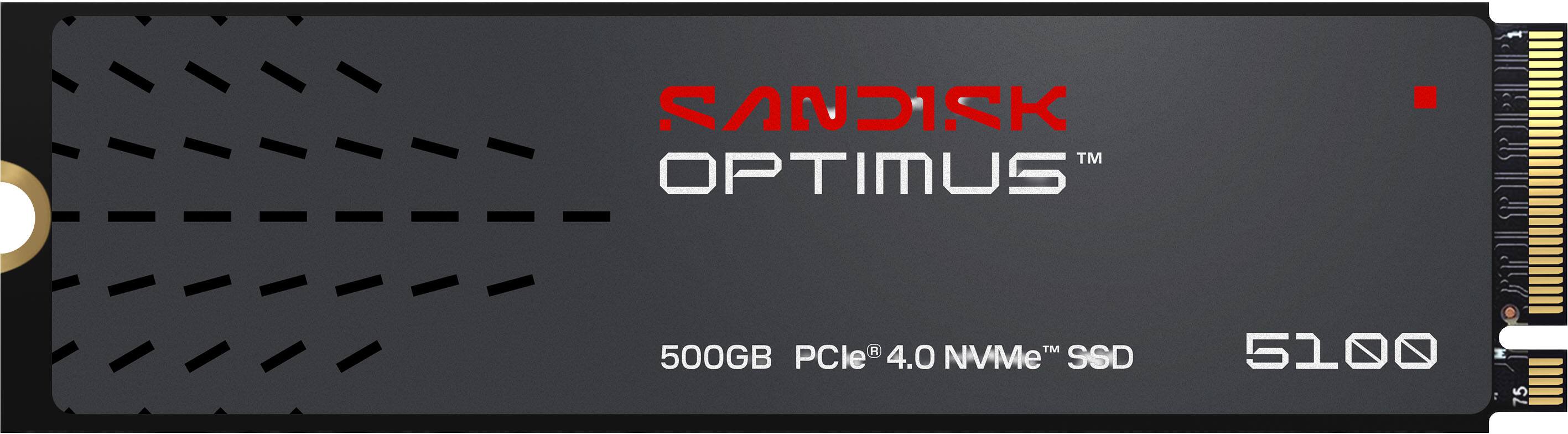 SANDISK OPTIMUS™ 5100 500GB PCIe® 4.0 NVMe™ SSD