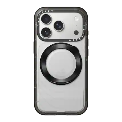Front. CASETiFY - Force Stand Case MagSafe Compatible for Apple iPhone 18 Pro and 17 Pro Devices - Mist.