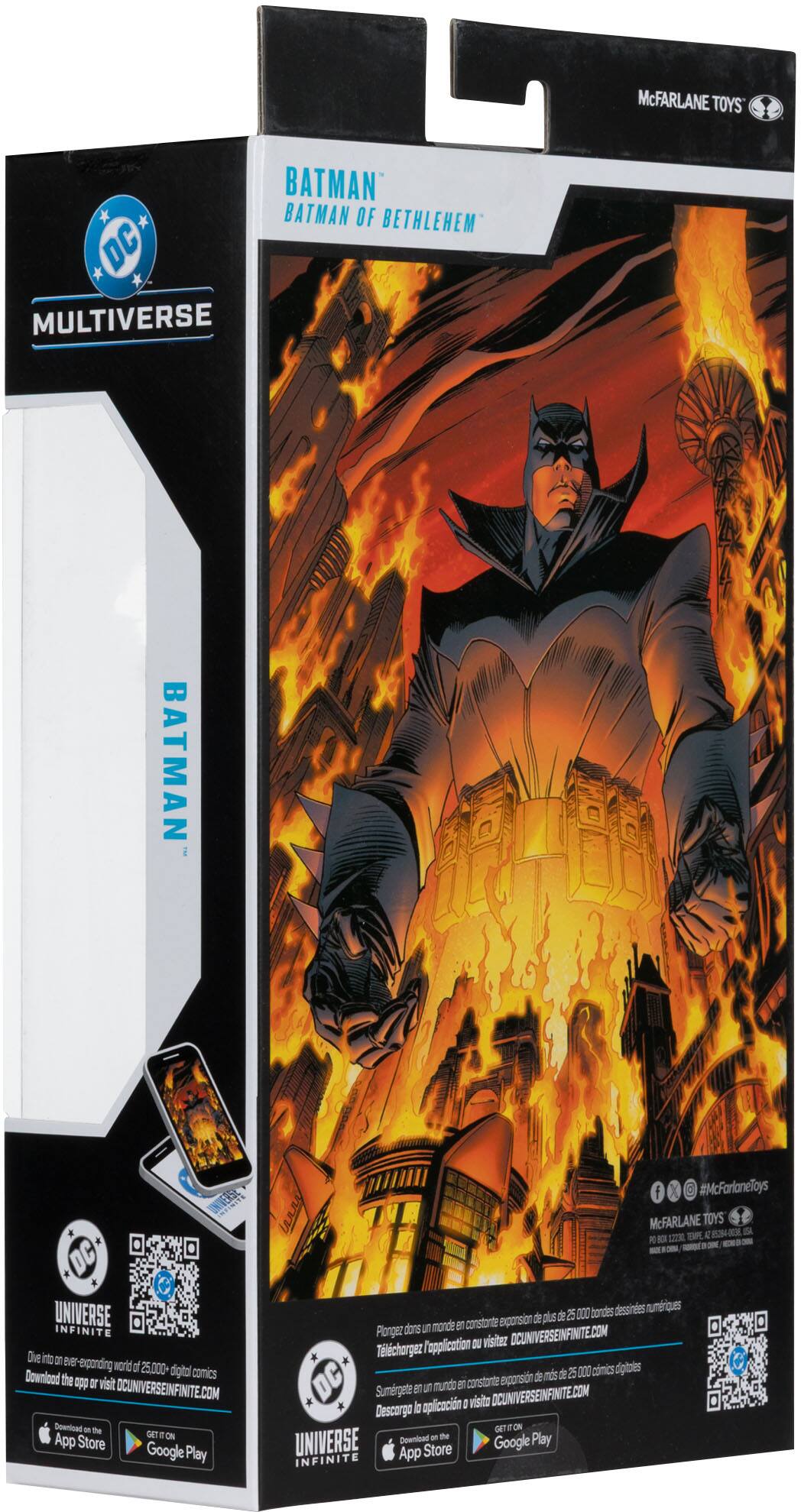 McFarlane Toys Batman Batman of Bethlehem DC Multiverse Batman lanny f X #McFarlaneToys McFarlane Toys A -ohingtoa B  IO S TM UNIVERSE INFINITE Due it Dr evVer exponding woritd of 25,000+ digtal comics Download the app or visit DCUNIVERSEINFINITE.COM Download on the App Store Google Play 000 bhondes dessines numériques de plus de 25 dons O monde en constante exponsion Plongez OCUNIVERSEINFINITE.COM l'application D visitez Tllichargez de mds de 25 000 comics digtbles uT mundo en constante exponsion Sumergete e la aplicacin D visito DCUNIVERSEINFINITE.COM Descorga DET I OR Dewnload on the Play UNIVERSE App Store GooglePla INFINITE