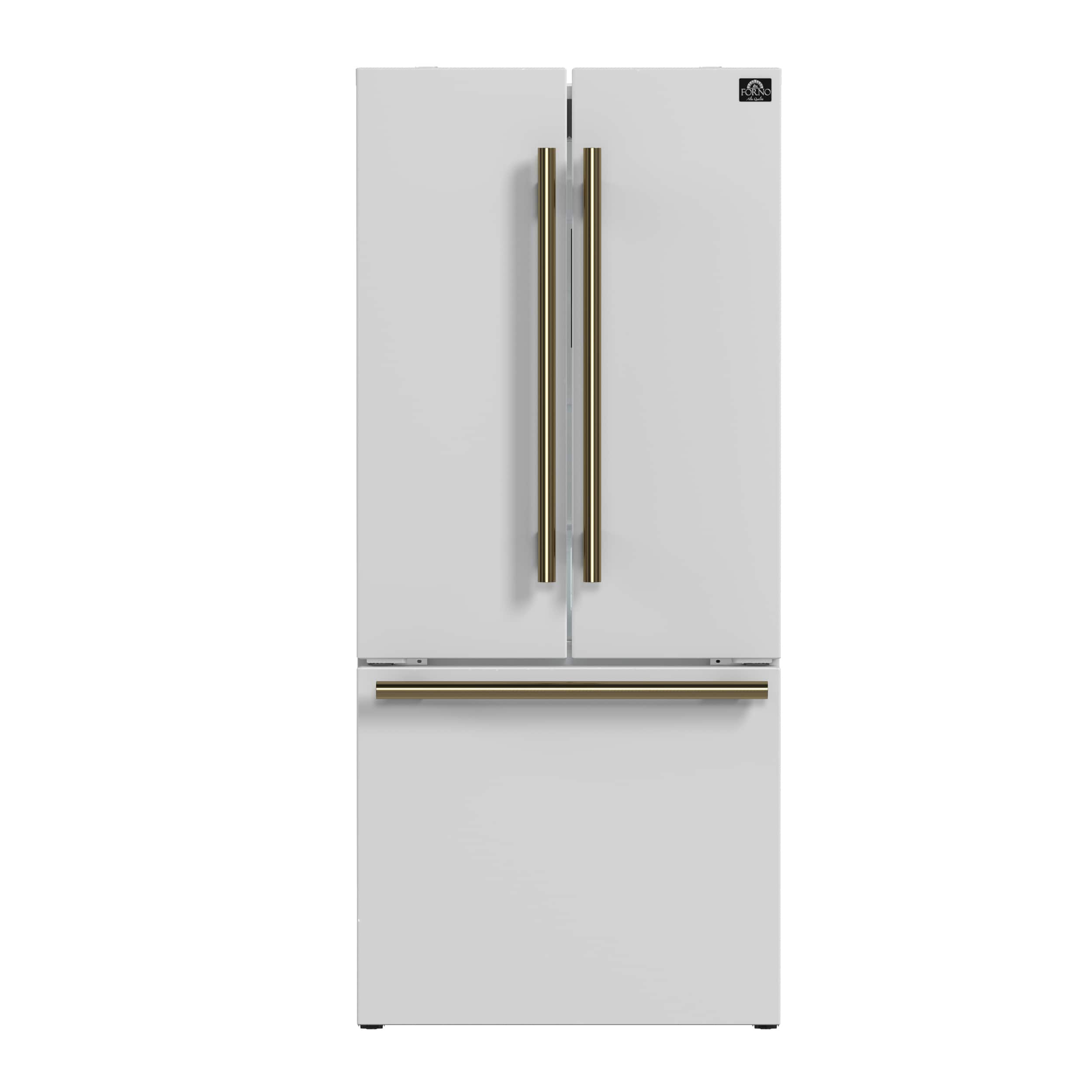 Forno Appliances - Gallipoli 17.5 Cu. Ft. Freestanding French Door Refrigerator - White
