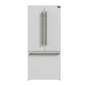 Forno Appliances - 34 in. Wide Gallipoli 17.5 Cu. Ft. Freestanding French Door Refrigerator - White
