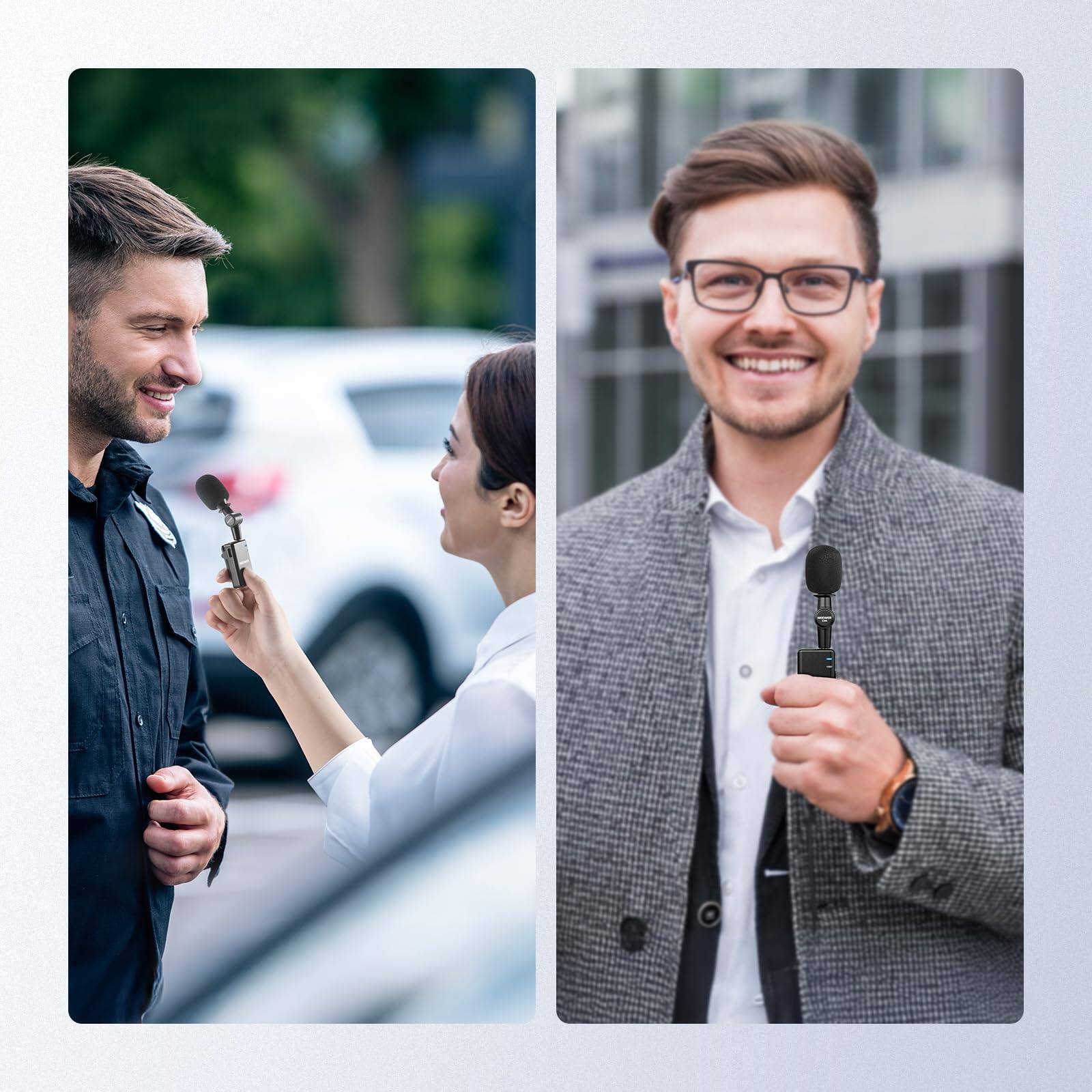 Angle. Neewer - 3.5mm TRS Omni Mini Mic for DSLR/Vlog/Podcast.