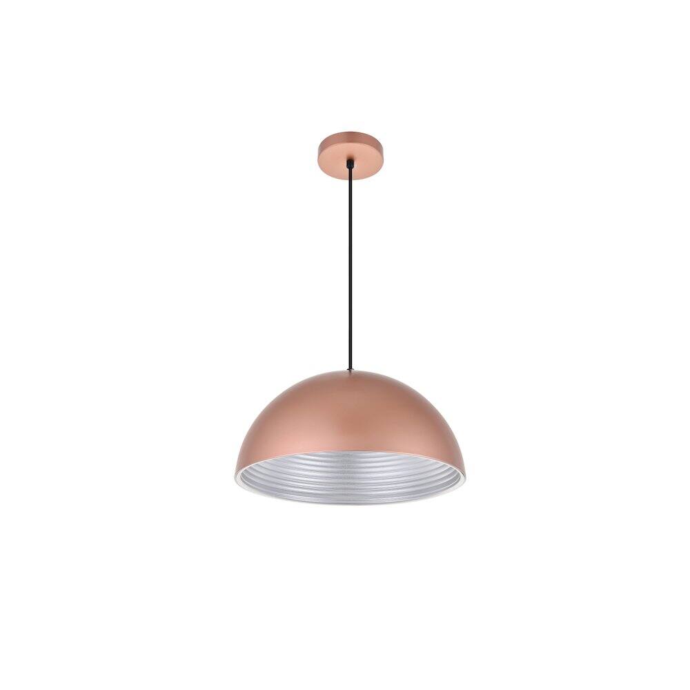 Left. Living District - Circa 1 Light Honey Gold Pendant - Honey Gold.