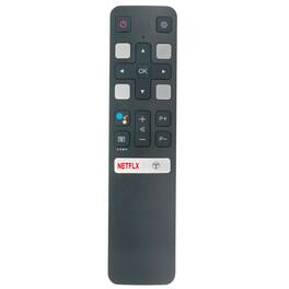 ALLIMITY - ERC802V Voice Replacement Remote, Fit for Hitachi Android TV LD50HTS12U LD55HTS12U LD65HTS12U LD75HTS12U LD50HTS12U-CO - Black