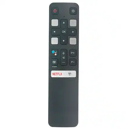 Front. ALLIMITY - ERC802V Voice Replacement Remote, Fit for Hitachi Android TV LD50HTS12U LD55HTS12U LD65HTS12U LD75HTS12U LD50HTS12U-CO - Black.