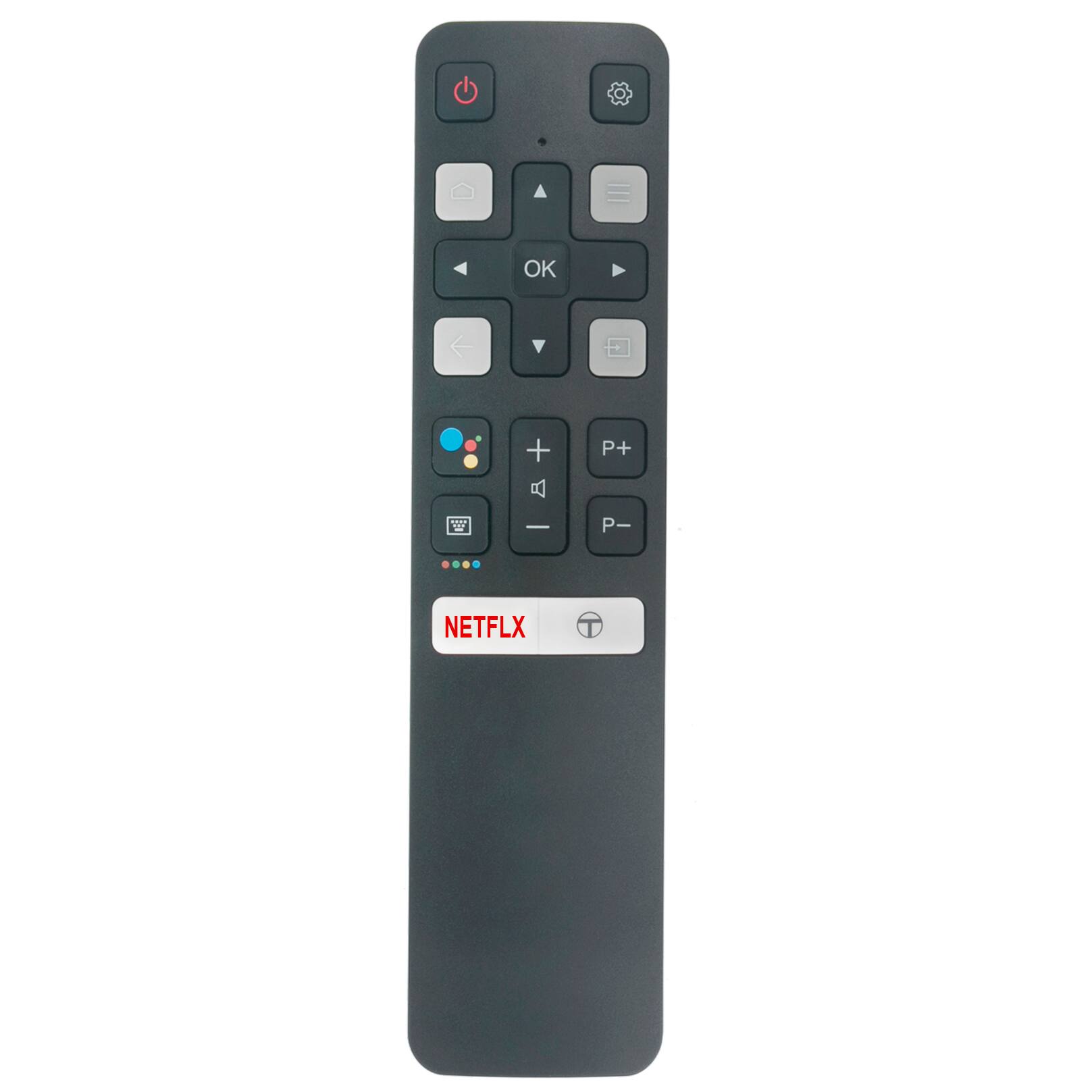 Front. ALLIMITY - ERC802V Voice Replacement Remote, Fit for Hitachi Android TV LD50HTS12U LD55HTS12U LD65HTS12U LD75HTS12U LD50HTS12U-CO - Black.