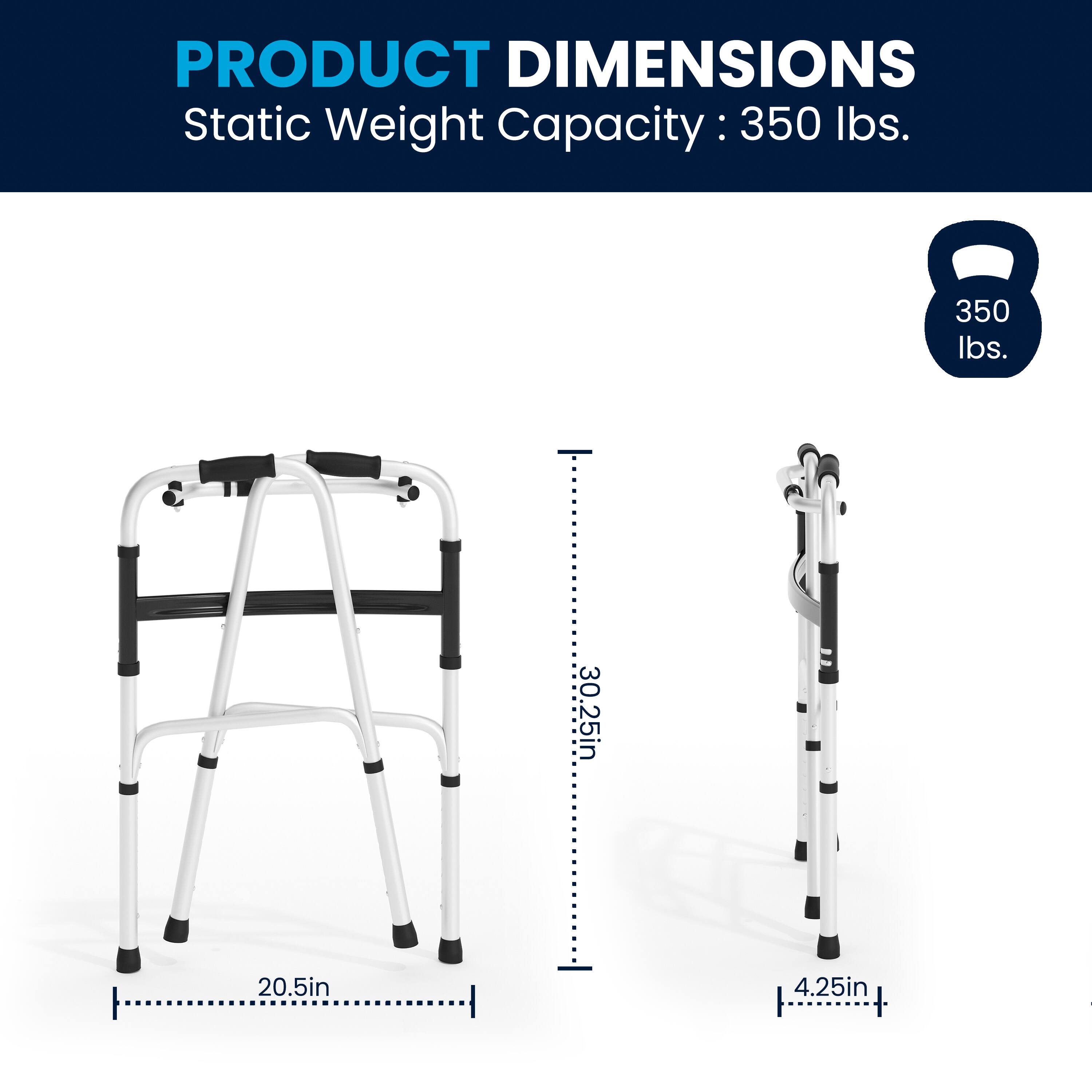 PRODUCT DIMENSIONS  
Static Weight Capacity: 350 lbs.  
30.25in  
20.5in  
4.25in