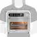 Alt View 16. Elite Gourmet - 10L Digital Air Fryer Oven, 7 Preset Functions - Silver.