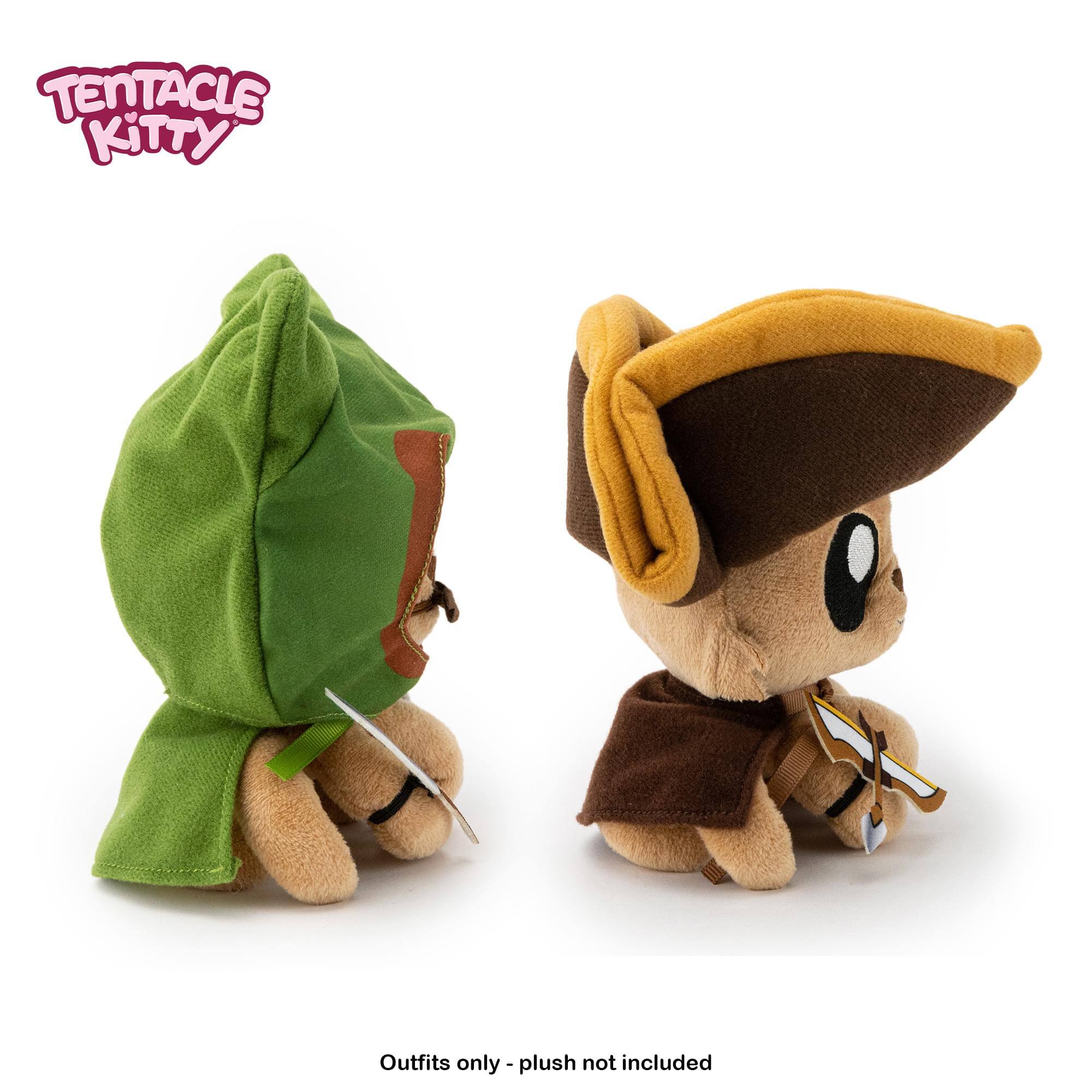 TENTACLE KITTY Outfits only - plush not included