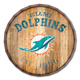 Fan Creations - Miami Dolphins 24'' Established Date Barrel Top - Multicolor