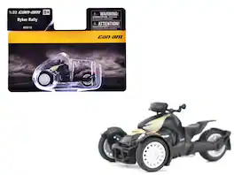 Can-Am Ryker Rally 3-Wheel Motorcycle Sand Storm and Black 1/32 Diecast Model by BRP Models