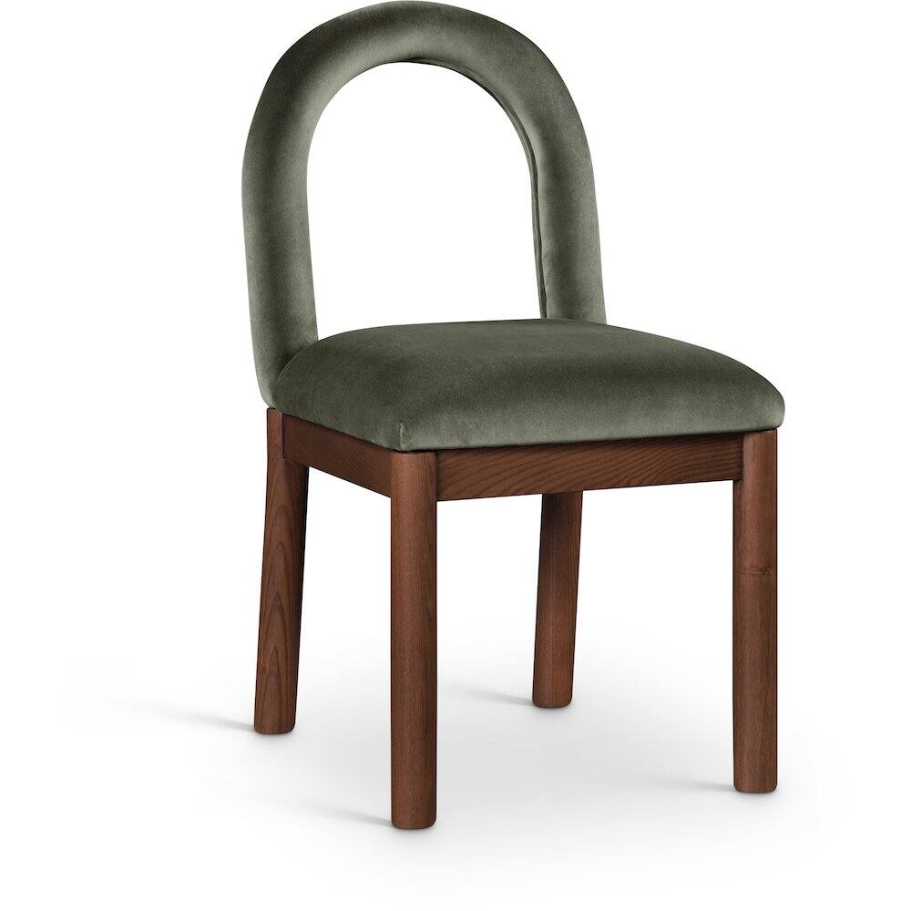 Meridian Furniture - Conrad Velvet Dining Chair - Green