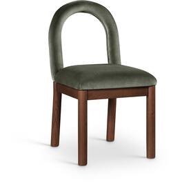 Meridian Furniture - Conrad Velvet Dining Chair - Green