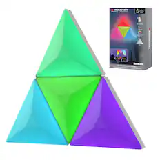 MONSTER SMART LIGHTING
4 PACK - 6.5"
30 PRISM LIGHT PANELS
Smart Enertocking
4 3D PRISM LIGHT PANELS
Smart Introducing Motion Color Flow Wall Lights