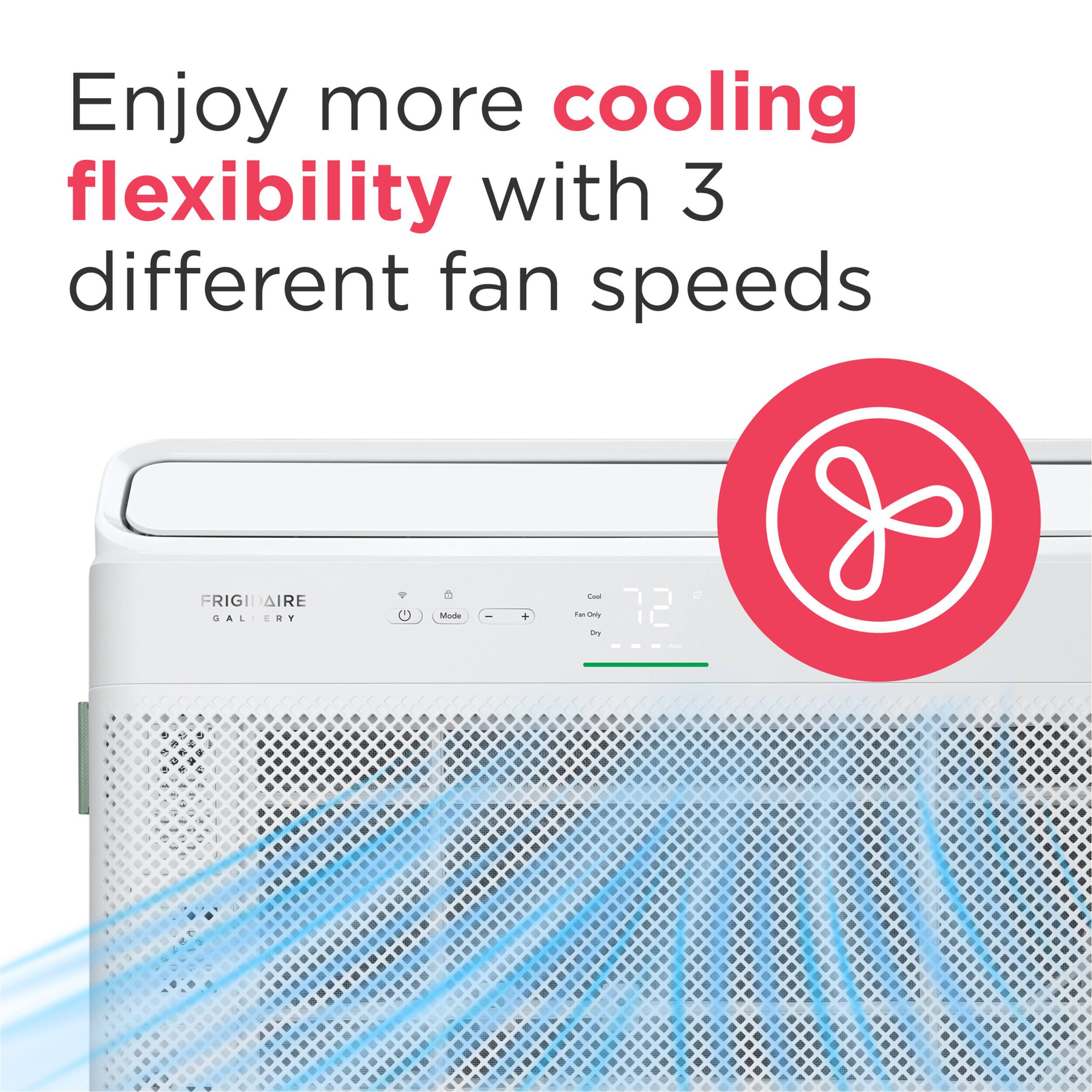 Enjoy more cooling flexibility with 3 different fan speeds

FRIGIDAIRE GALLERY

Mode - + 

Cool Fan Only 72°F Dry